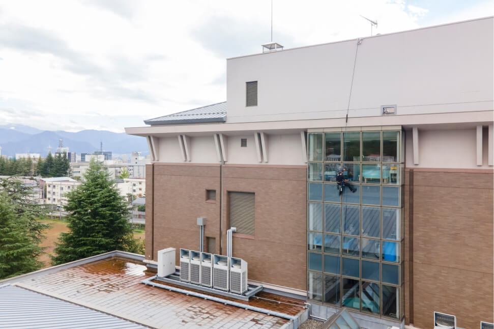 【高所清掃】某官公庁