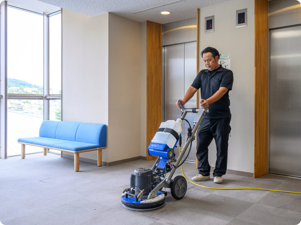 長野工業高等専門学校の清掃スタッフ